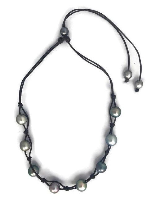 Jhaña Pearl Jewelry l Tahitian Pearls l Leather and Pearl Jewelry