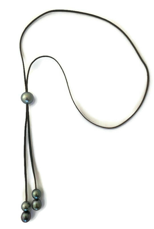 Royal Tahitian Double Drop Necklace